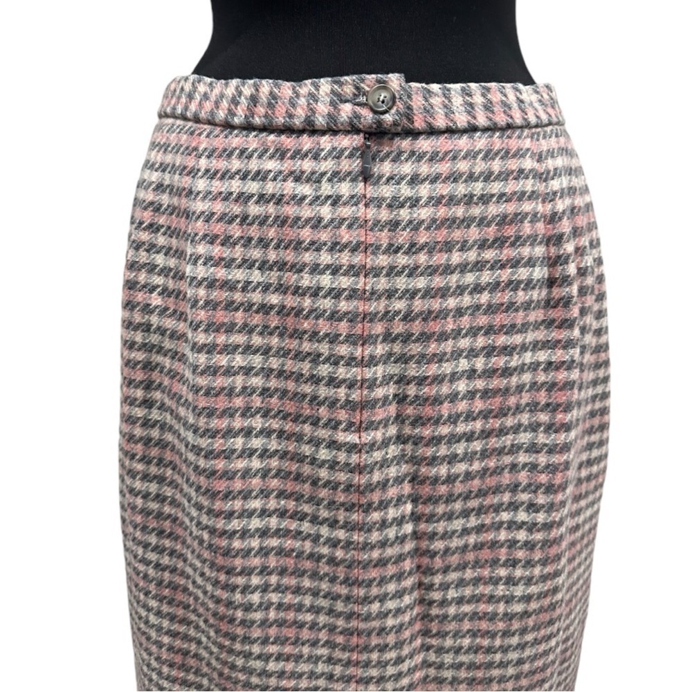 Vintage Pendleton 100% Virgin Wool Plaid Pencil Skirt Size 14 - Picture 7 of 13
